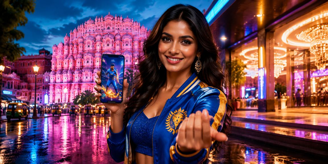 Fans in Jaipur watching IPL cricket and enjoying 1576 bonuses